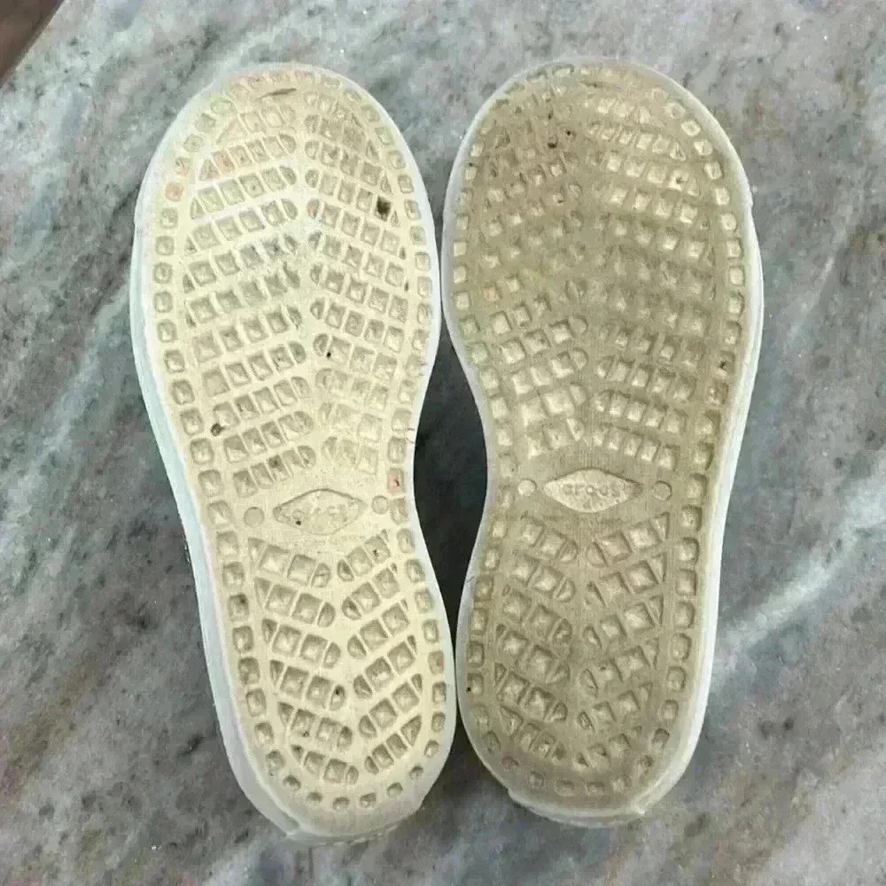 Crocs Girls CitiLane Roka Glitter pink/blue youths slip on shoes size J5 - Picture 8 of 11